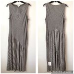 Topshop  Curve Stripe Panel Knit Tank Dress Black White 16-18 Photo 2