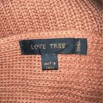 Love Tree Long Sleeve Twisted Back Pink Sweater Women’s Small Photo 2