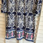 Lilly Pulitzer Lily Pulitzer Blue And White Ocean‎ Ridge Cotton Dress Size Small Photo 3