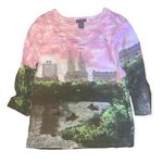 Vintage Y2k embellished baby tee Pink Size L Photo 0