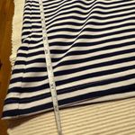 Lands' End  Navy and White Striped Capris Photo 5