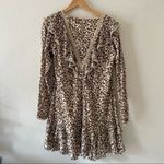 Tularosa Alicia Mini Dress in Prius Camel Floral Photo 8