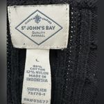st. john's bay Black cable knit crew neck long sleeve sweater - St John’s Bay - Large - EUC Photo 1