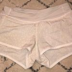 Lululemon Cream Dotted Shorts Photo 0