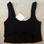 ZARA Black  Cutout Crop Top Photo 1
