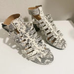 Vionic  Sami Snakeskin Heels in Black and‎ White size 5 Photo 1