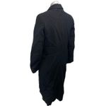 Sandro Womens Black Double Breasted Collar Long Sleeve Trench Overcoat Jacket 8 Photo 1