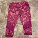 Reebok 2/$35 Purple  leggings‎ sz large Photo 2