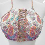Nanette Lepore Nanette Lepore Gypsy Queen Paisley Halter TOP - Size S. Photo 10