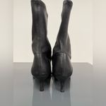 Stuart Weitzman  Kitten Heel Boots Black Leather Booties EU 39 Photo 4