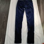 AG Adriano Goldschmied  The Legging Super Skinny Navy Velour Feel Jean 25 Holiday Photo 3