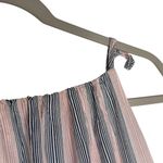 FAVLUX Striped Blue pink White Maxi Dress sz Large summer Photo 4