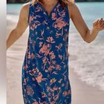 NWT J. Jill Fit Scoop Neck Racer Back Dress Size L Blue Size L Photo 1