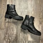 Zodiac Black Leather Ankle Boots Size 10 Photo 12