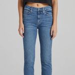 Edwin Anthropologie Elin Crop Straight Jeans Size 25 Wavelength Wash Slim Blue Photo 0