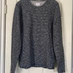 Joe's Jeans Long Sleeve Grey White Terry Knit Long Sleeve Tee / Sweatshirt size S Photo 0