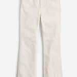 Madewell Kick Out Crop Jeans Pure White Stretch Mid Rise Flare NI961 US 24 NWT Photo 4