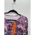 32 Degree Cool Purple Tropical Sun Protection UPF 50 Long Sleeve Shirt XXL NWT Photo 3