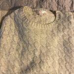 Jade & Ivory size medium knitted beige sweater $40 Photo 0