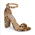 Steve Madden Carrson Real Fur Sandal in Leopard Multi Size 7 Photo 0