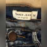 Hammer Jeans Distressed Blue Jean Shorts with Raw Hems Photo 2