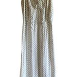 Faithfull the Brand Faithful The Brand Mauve midi Dress Carrie white Floral Print Size 8 Photo 3