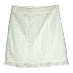 Mi ami Skirt Womens Small White Eyelet Lace Mini‎ Ruffle Feminine Romantic Fairy Photo 0