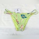 O'Neill NWT  Strappy Cardiff Brook Cheeky Bikini Bottoms - Green Floral - S Photo 3