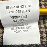 Briggs New York Briggs Women's Brown Houndstooth Straight Leg Dress Pants Size 16 Photo 3