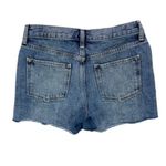 Old Navy  Embroidered‎ Side Stripe Distressed Denim Short Photo 1