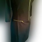 Tracy Negoshian Sheath Dress, Black and Gold, XS - Perfect for Any Occasion Photo 1
