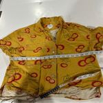 Urban Outfitters BDG Aiden Cherry Print Short Sleeve Button Down Crop Top Size S Photo 7