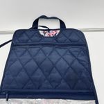 Vera Bradley Navy Blue Quilted Hanging Travel Organizer Toiletries Cosmetic Bag Photo 4