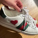 Gucci Shoes Heart Ace Embroidered Sneakers Photo 0