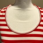 Ella Moss  Red & White Striped Tank Top Photo 2