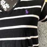 Ralph Lauren POLO  V-Neck Black&White T-Shirt SizeM Photo 1