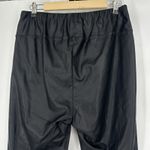 Ralph Lauren LRL Lauren  Faux Leather Leggings Black Stretch High Rise Size 14W Photo 5