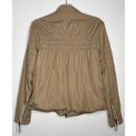 Free People Smocked Bomber Jacket with Floral Lining – Size Small Photo 3