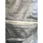 Calvin Klein NWT! Performance Heather Gray White Cowl Neck Pullover Hoodie Small Photo 2