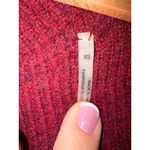 margaret o'leary Hooded Cashmere Wrap Sweater Sz XS Red Fairytale Cozy Photo 5