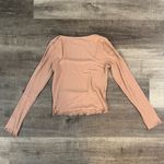 Dress Forum Lettuce Edge Square Neck Top Photo 3