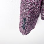 Talbots  Burgundy Tweed Long Sleeves Lined Single Button Closure Blazer Size 14 Photo 7