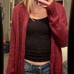 Hurley Maroon Cardigan Photo 0