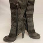 Colin Stuart Snake Print over the knee Heeled Boots size 6B A11 Photo 4