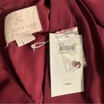 Gal Meets Glam Jessamyn Button Jumpsuit size 4 Boysenberry Long Sleeve V Neck Photo 11