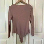 Elodie  Women’s Blush Pink Bodysuit Size Large Photo 4