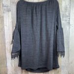 Win Win Size (L-XL) Open Sleeve Gray Lace Over Sized Tunic Wear on/off S… Photo 2
