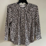 Loft  animal print blouse xxsp Photo 0