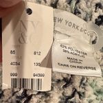 NY&CO Cozy SILVER METALLIC THREADING Thoughout Knit Infinity Scarf White Photo 5