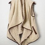 Miami  Faux Sherpa Asymmetrical Vest Medium Photo 0